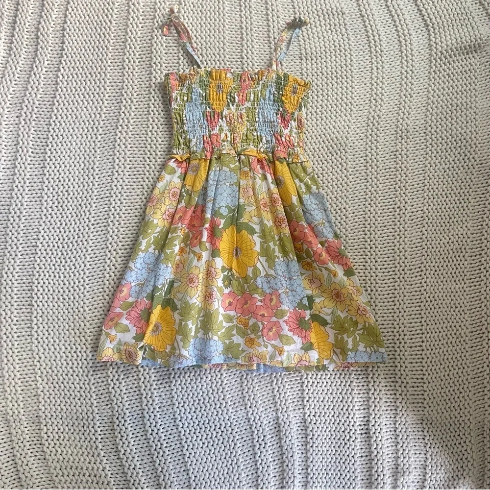 Janie and Jack Multicolor Floral Girl's Dress Size 8 - Picture 5 of 7